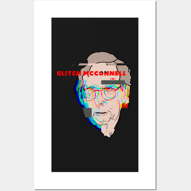 Glitch McConnell Wall Art by LeadandBones